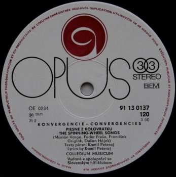 2LP Collegium Musicum: Konvergencie