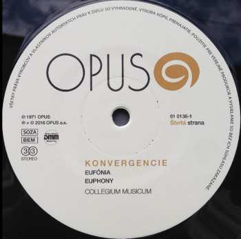 2LP Collegium Musicum: Konvergencie