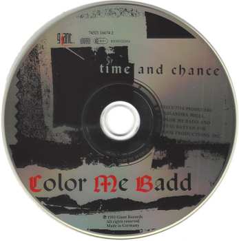 CD Color Me Badd: Time And Chance