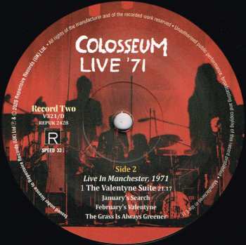 3LP Colosseum: Colosseum Live '71