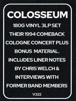 3LP Colosseum: The Reunion Concerts 1994