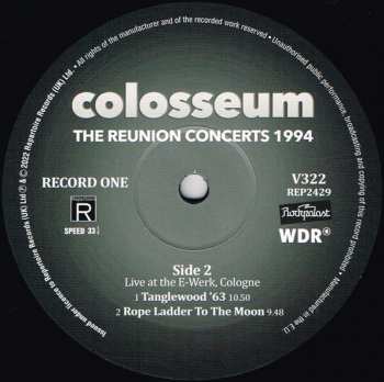 3LP Colosseum: The Reunion Concerts 1994