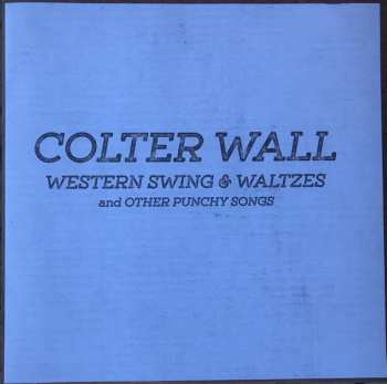 LP Colter Wall: Western Swing & Waltzes And Other Punchy Songs