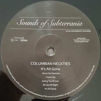 LP Columbian Neckties: It's All Gone