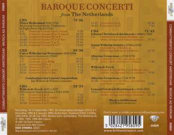 4CD Musica Ad Rhenum: Baroque Concerti From The Netherlands