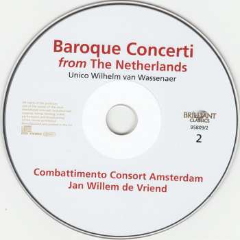 4CD Musica Ad Rhenum: Baroque Concerti From The Netherlands