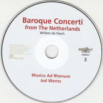 4CD Musica Ad Rhenum: Baroque Concerti From The Netherlands