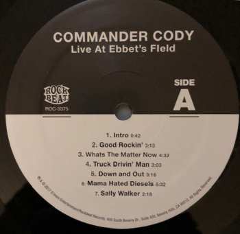 LP Commander Cody And His Lost Planet Airmen: Live From Ebbetts Field