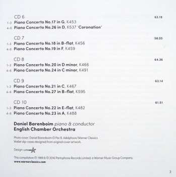 10CD/Doos Wolfgang Amadeus Mozart: Complete Piano Concertos