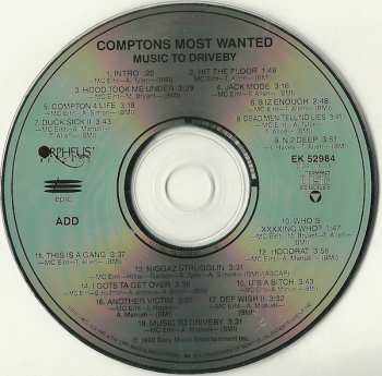 CD CMW: Music To Driveby