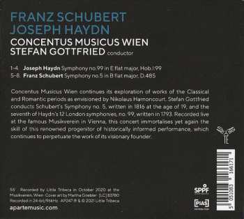 CD Concentus Musicus Wien: Schubert: Symphony No.5 / Haydn: Symphony No.99