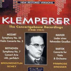 2CD Otto Klemperer: Klemperer: The Concertgebouw Recordings (1948-1951)
