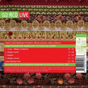SACD Sergei Vasilyevich Rachmaninoff: Symphony No. 2