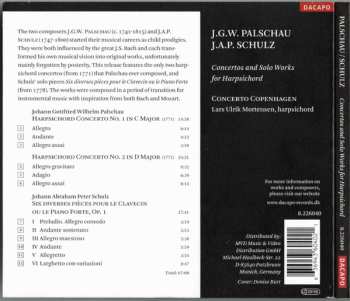 CD Concerto Copenhagen: J.G.W. Palschau, J.A.P. Schulz. Concertos And Solo Works For Harpsichord.