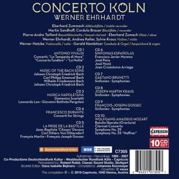 10CD/Doos Wolfgang Amadeus Mozart: Muscia Napoletana • La Prise De La Bastille • Sinfonias Españolas