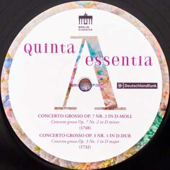 2LP Concerto Köln: Quinta Essentia