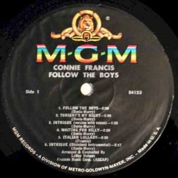 LP Connie Francis: Follow The Boys