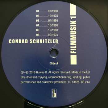LP Conrad Schnitzler: Filmmusik 1