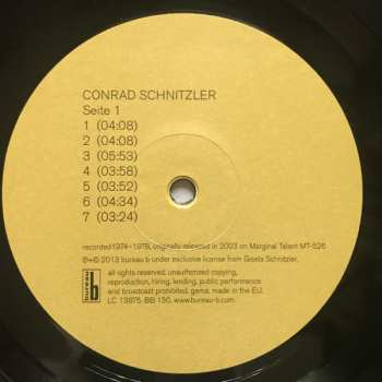 LP Conrad Schnitzler: Gold