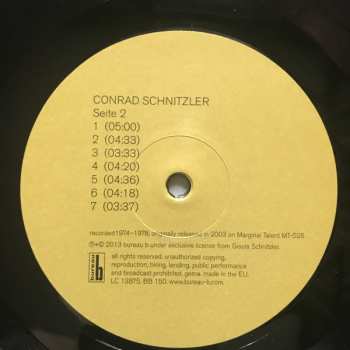LP Conrad Schnitzler: Gold