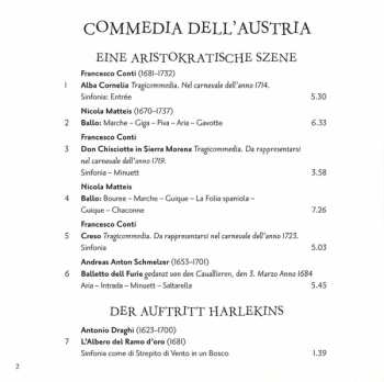 CD Heinrich Ignaz Franz Biber: Commedia Dell' Austria