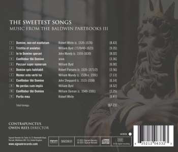 CD Contrapunctus: The Sweetest Songs: Music From The Baldwin Partbooks III