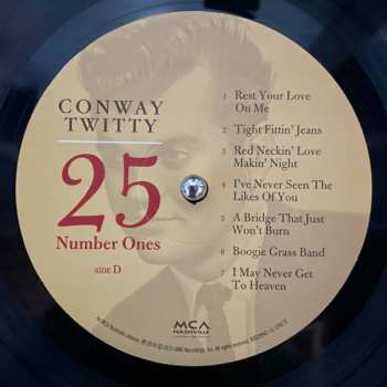 2LP Conway Twitty: 25 Number Ones