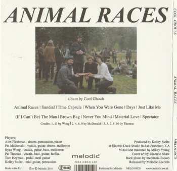 CD Cool Ghouls: Animal Races