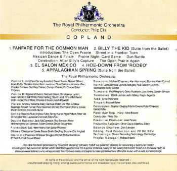 CD Aaron Copland: Fanfare For The Common Man / Billy The Kid / El Salón México / Hoe-Down From 'Rodeo' / Appalachian Spring
