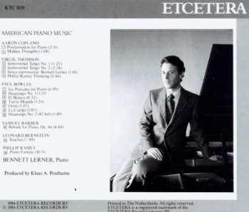 CD Leonard Bernstein: American Piano Music
