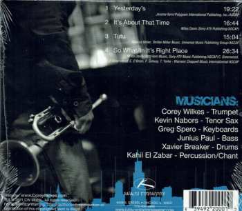 CD Corey Wilkes: Kind Of Miles (Live At The Velvet Lounge)