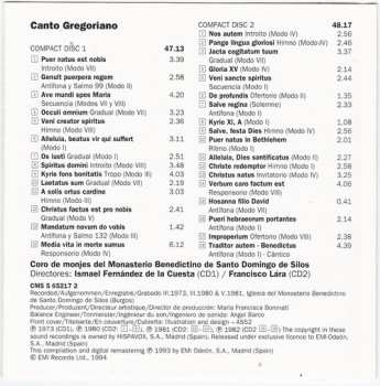 2CD Coro De Monjes Del Monasterio De Santo Domingo De Silos: Canto Gregoriano