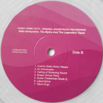 LP Cosey Fanni Tutti: Delia Derbyshire: The Myths And The Legendary Tapes - Original Soundtrack Recordings CLR