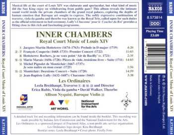 CD Jean-Baptiste Lully: Inner Chambers: Royal Court Music Of Louis XIV