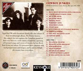 2CD Cowboy Junkies: Misguided Angel - Live '89