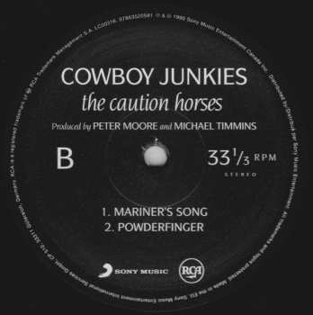 2LP Cowboy Junkies: The Caution Horses
