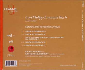 SACD Carl Philipp Emanuel Bach: Sonatas For Keyboard & Violin