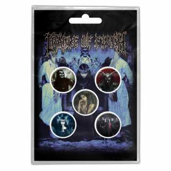 Merch Cradle Of Filth: Set Badges Cryptoriana 