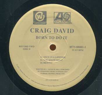 2LP Craig David: Born To Do It CLR