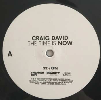2LP Craig David: The Time Is Now DLX