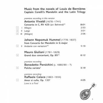 CD Craig Ogden: Music From The Novels Of Louis De Bernières