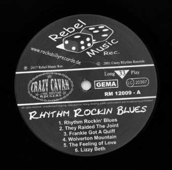 LP Crazy Cavan And The Rhythm Rockers: Rhythm Rockin' Blues LTD
