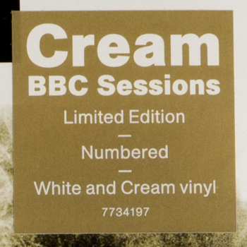 2LP Cream: BBC Sessions LTD | NUM | CLR