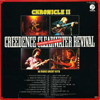LP Creedence Clearwater Revival: Chronicle II - 16 More Great Hits