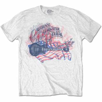 Merch Creedence Clearwater Revival: T-shirt Guitar & Flag 