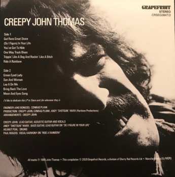 3CD/Doos Creepy John Thomas: Trippin' Like A Dog And Rockin' Like A Bitch: The Complete Recordings