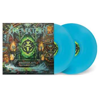 LP Crematory: Greatest Hits (deutsche Hymnen) (turquoise Vinyl)