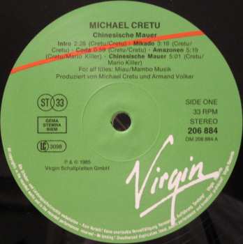 LP Michael Cretu: Die Chinesische Mauer