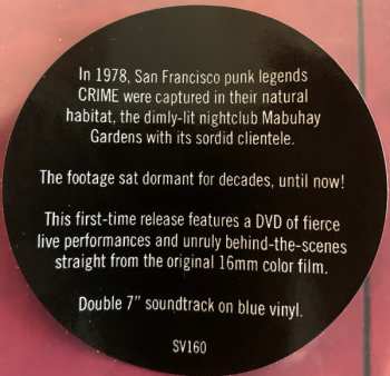 DVD/2SP Crime: San Francisco's First And Only Rock 'N' Roll Band: Live 1978 CLR | LTD
