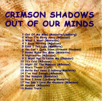 CD Crimson Shadows: Out Of Our Minds
